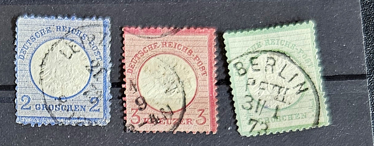 Vintage 1872 Germany stamps