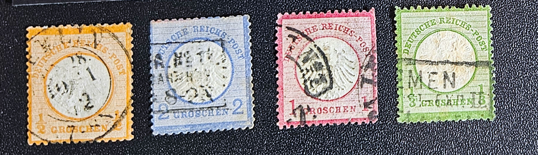 Vintage 1872 Germany stamps