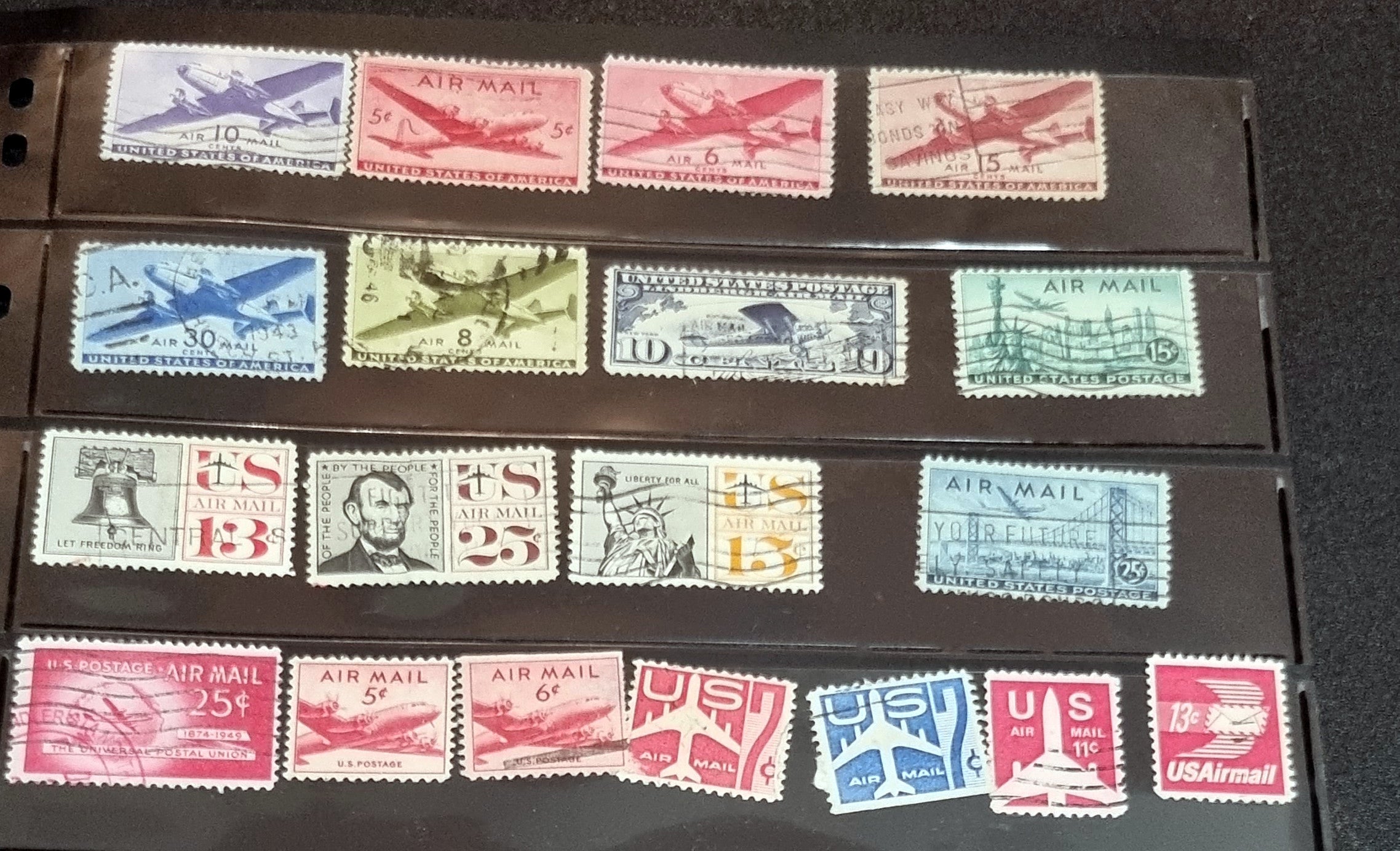 Vintage USA stamps 1860 plus