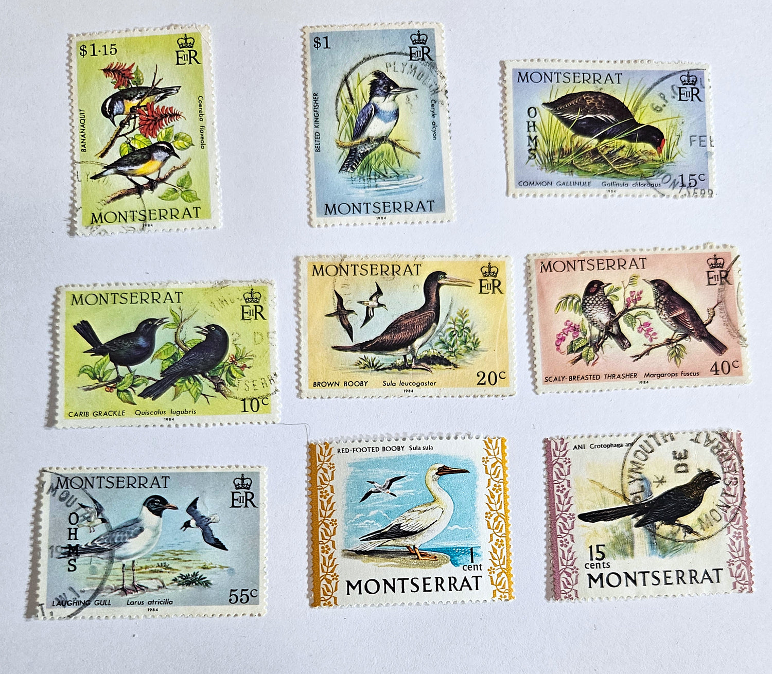 Montserrat vintage stamps