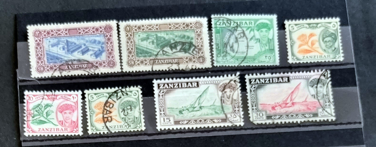 Vintage Zanzibar stamps (part of Tanzania now)