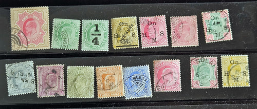 Vintage India stamps King Edward VII