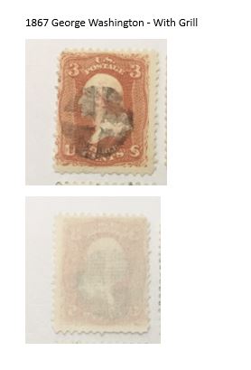 Rare vintage US stamps from 1861 - 1870