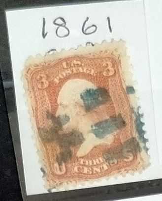 Rare vintage US stamps from 1861 - 1870