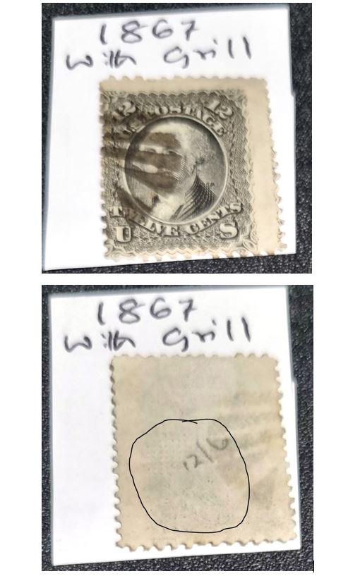 Rare vintage US stamps from 1861 - 1870