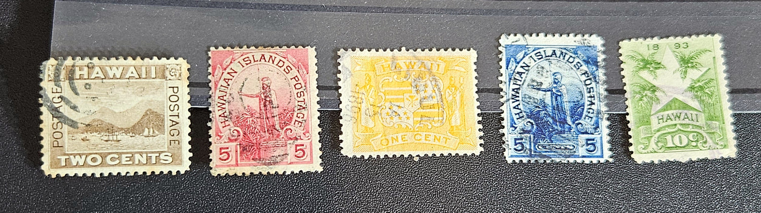 Vintage Hawaii stamps
