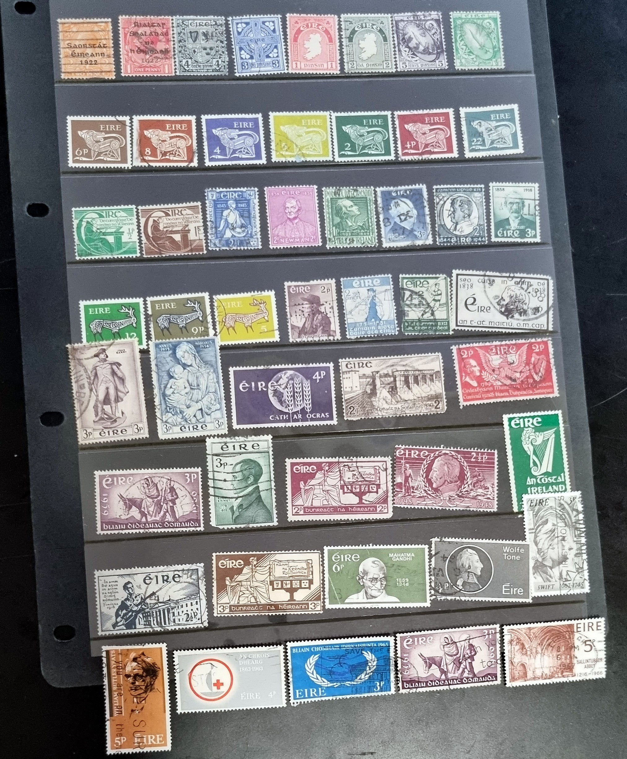 Vintage Ireland stamps