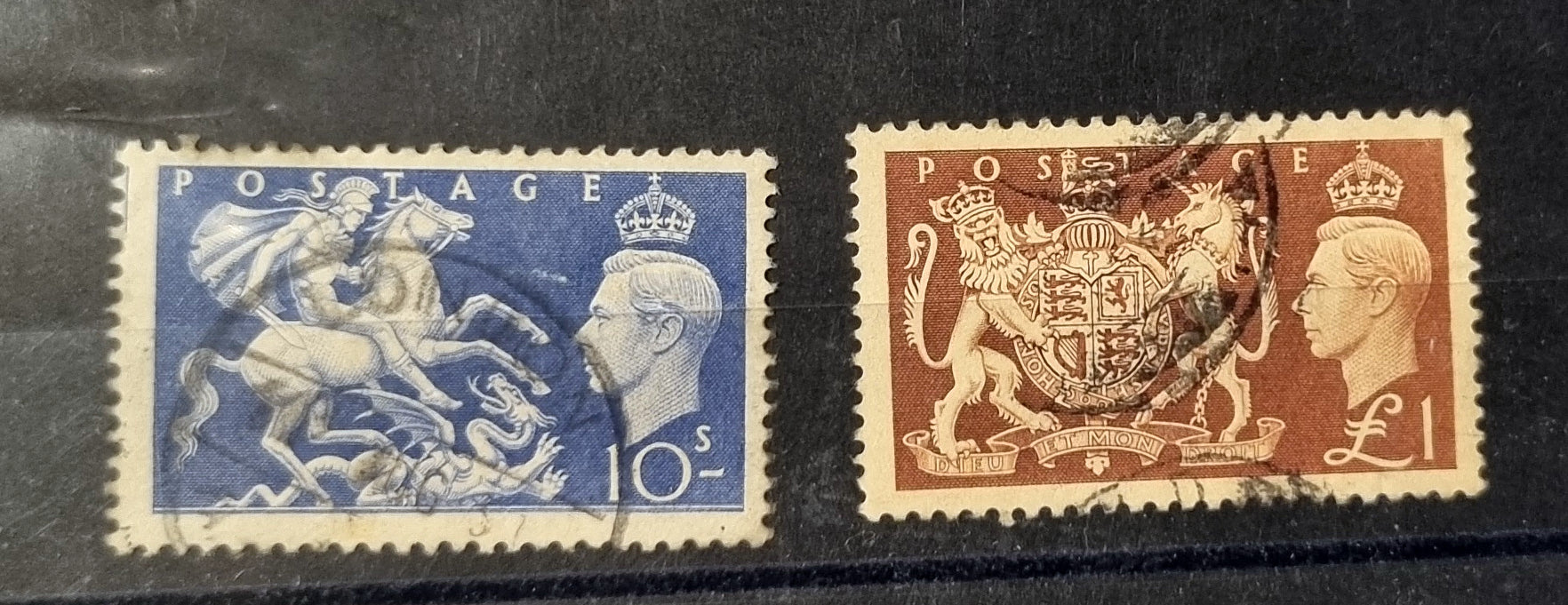 Vintage GB King George VI Stamp