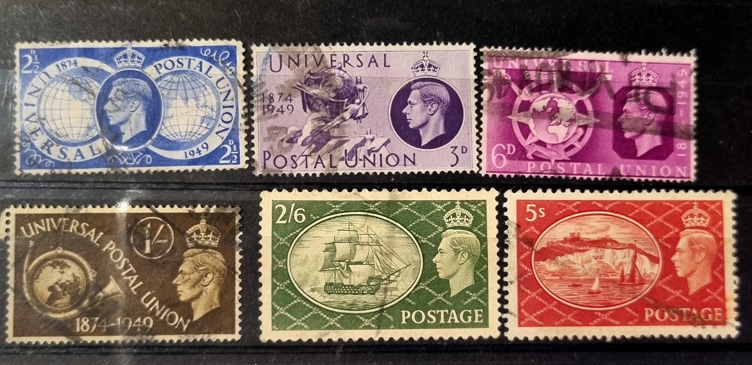 Vintage GB King George VI Stamp