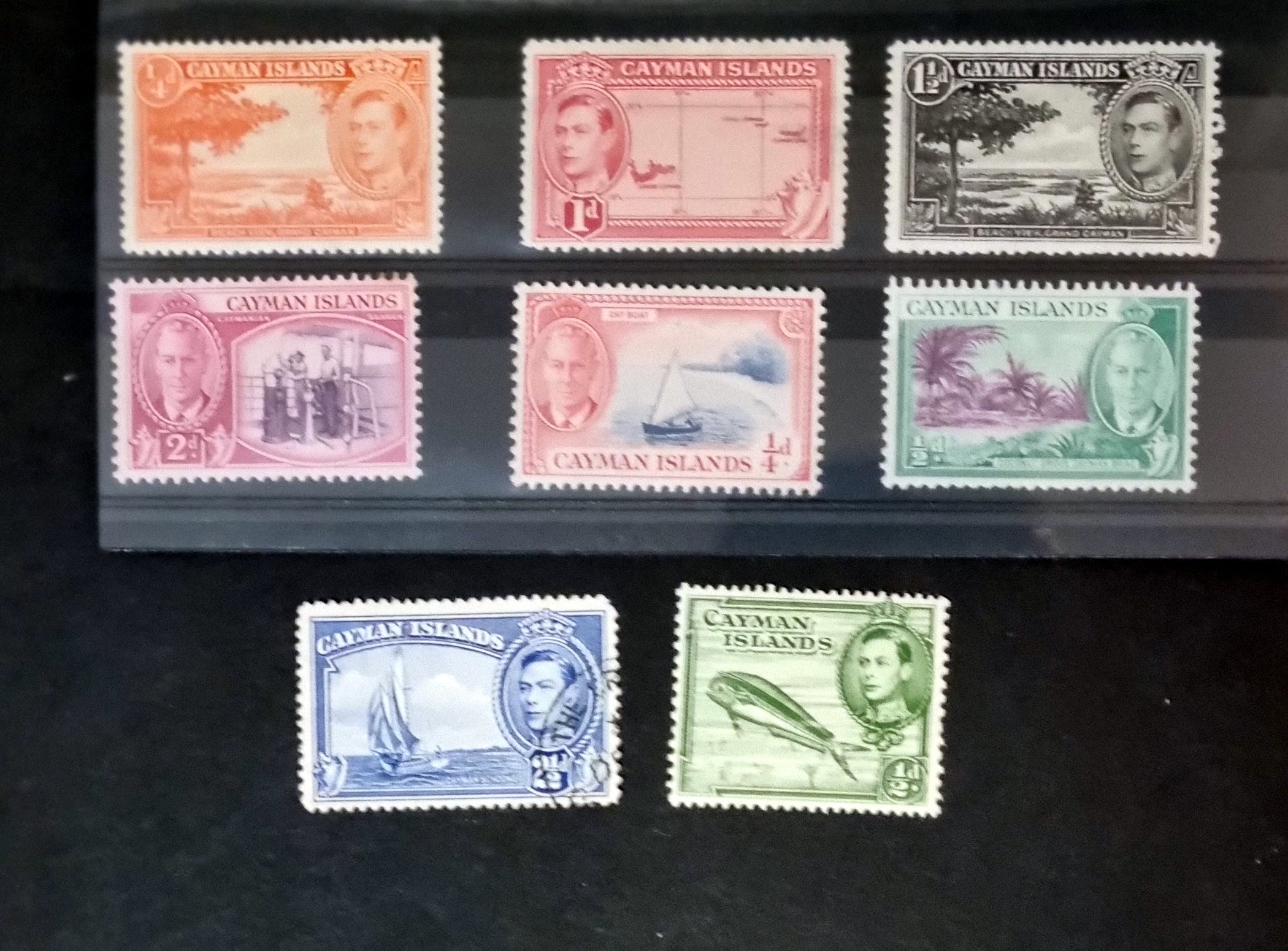 Vintage Cayman Islands Stamps