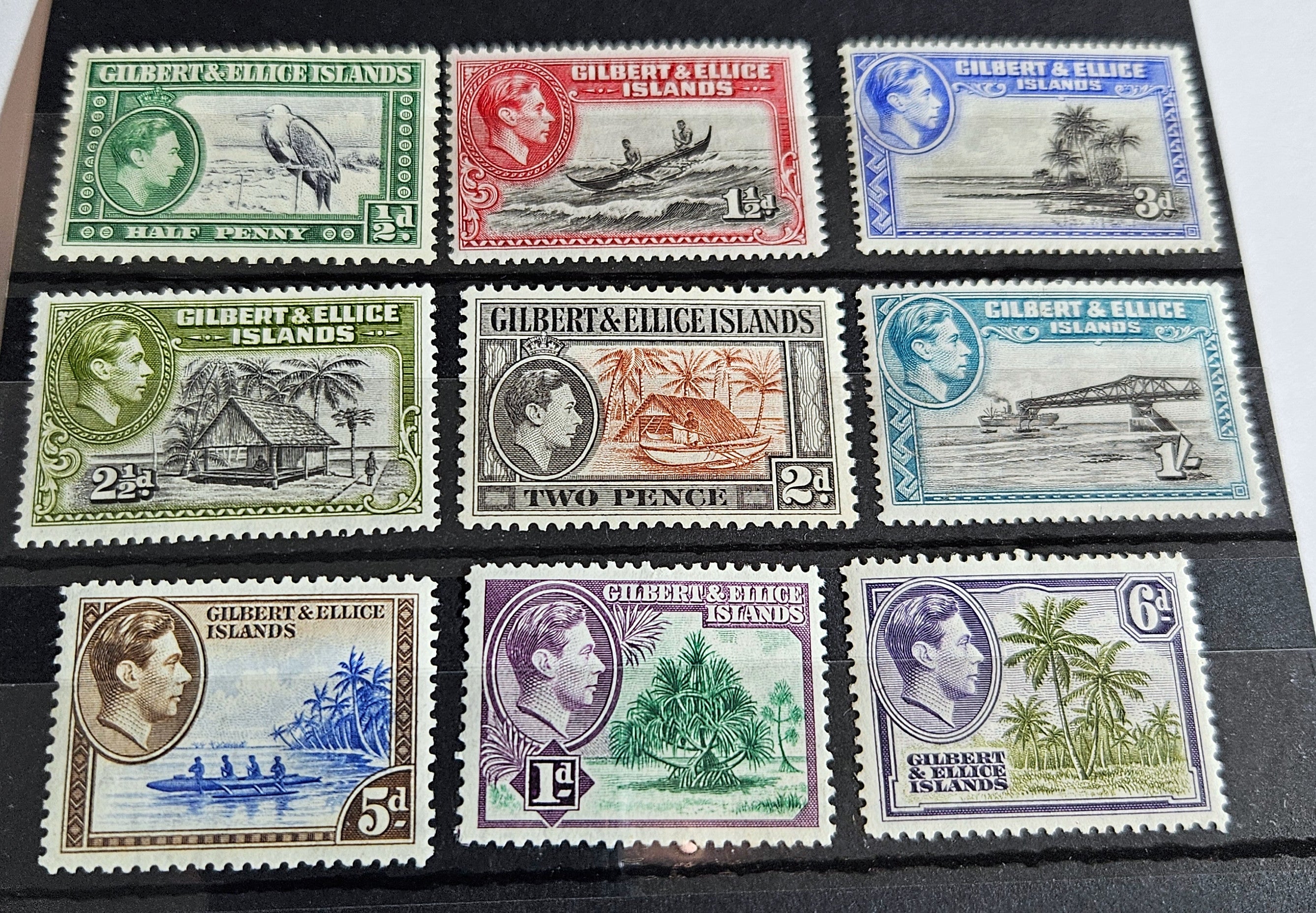 Gilbert and Ellice Islands Vintage stamps