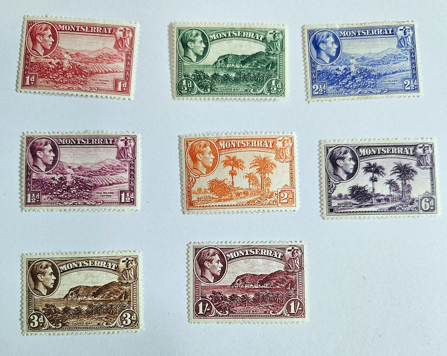 Montserrat vintage stamps
