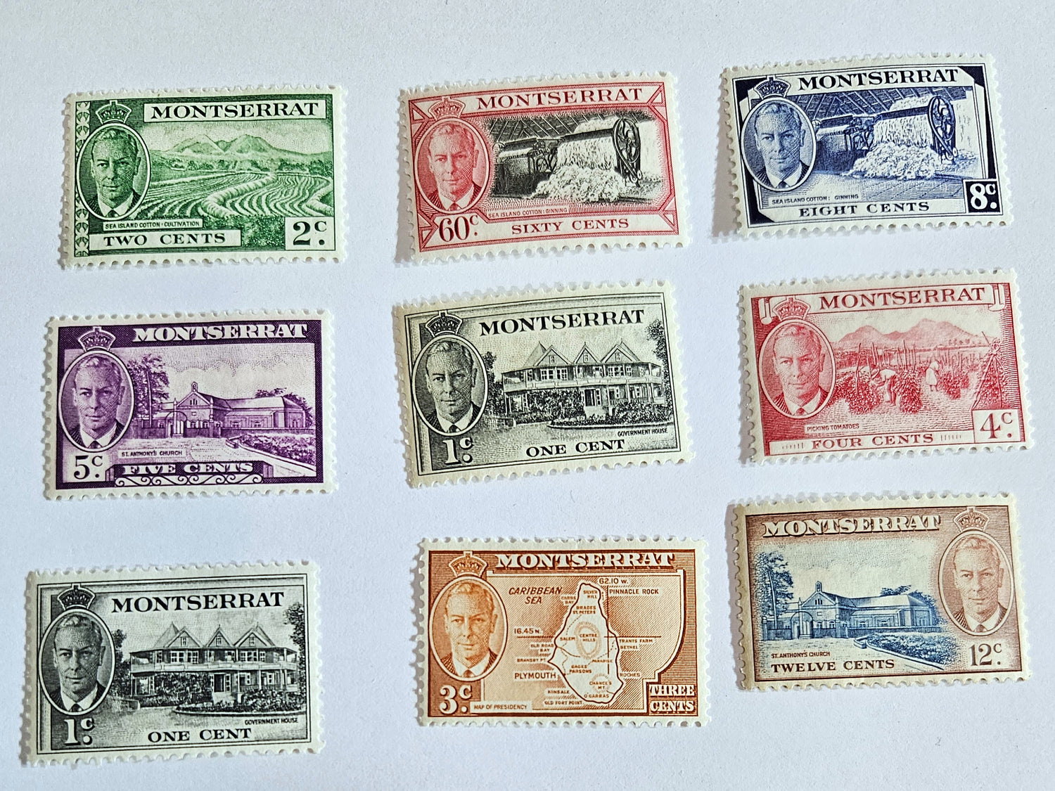 Montserrat vintage stamps
