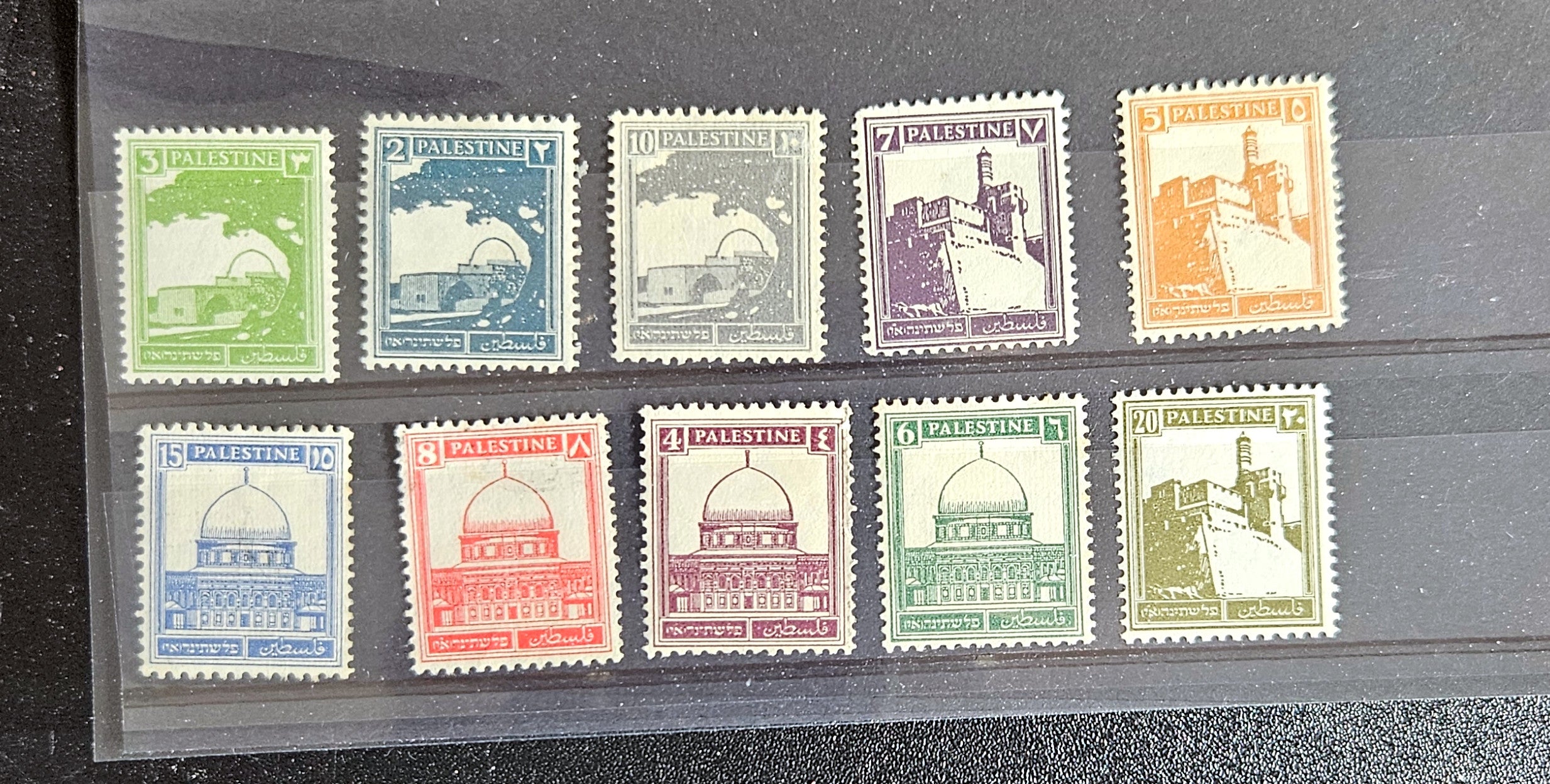 Vintage Palestine Stamps 1918-1921