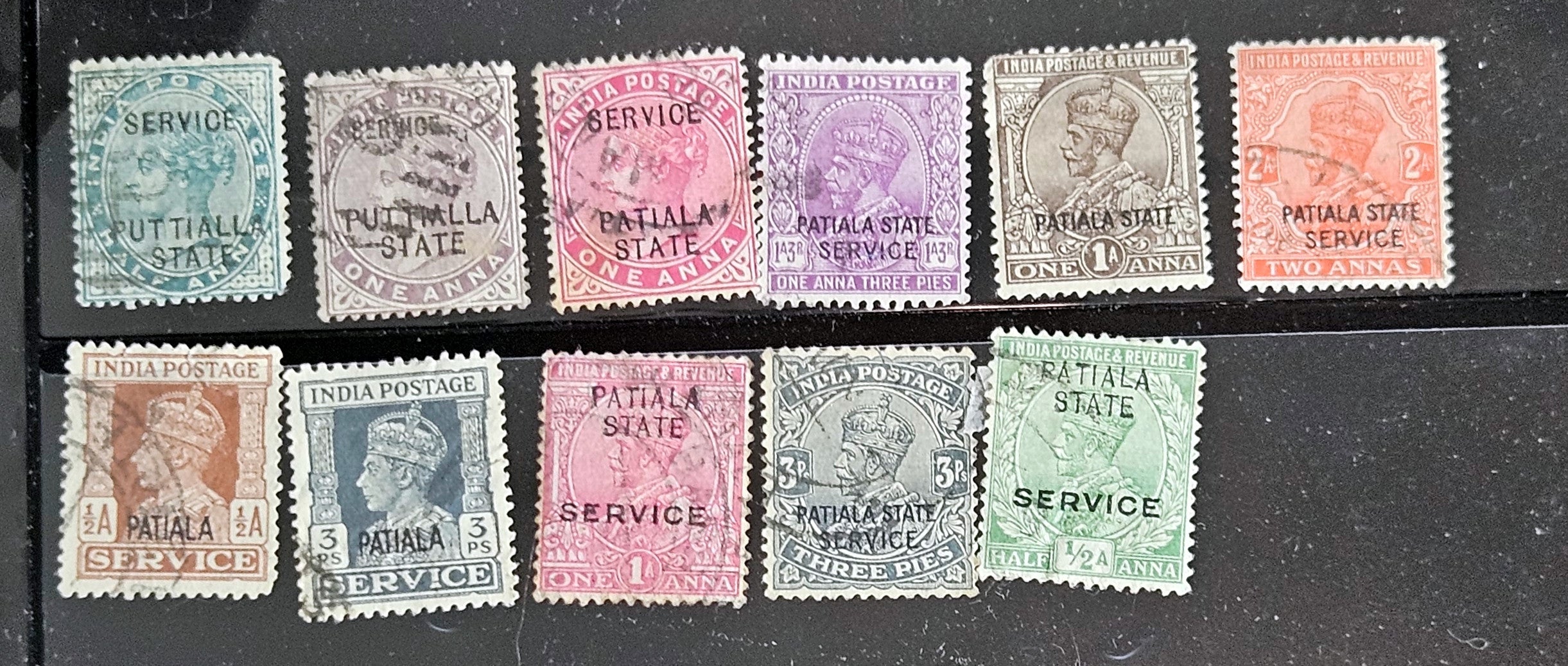 Vintage patiala stamps