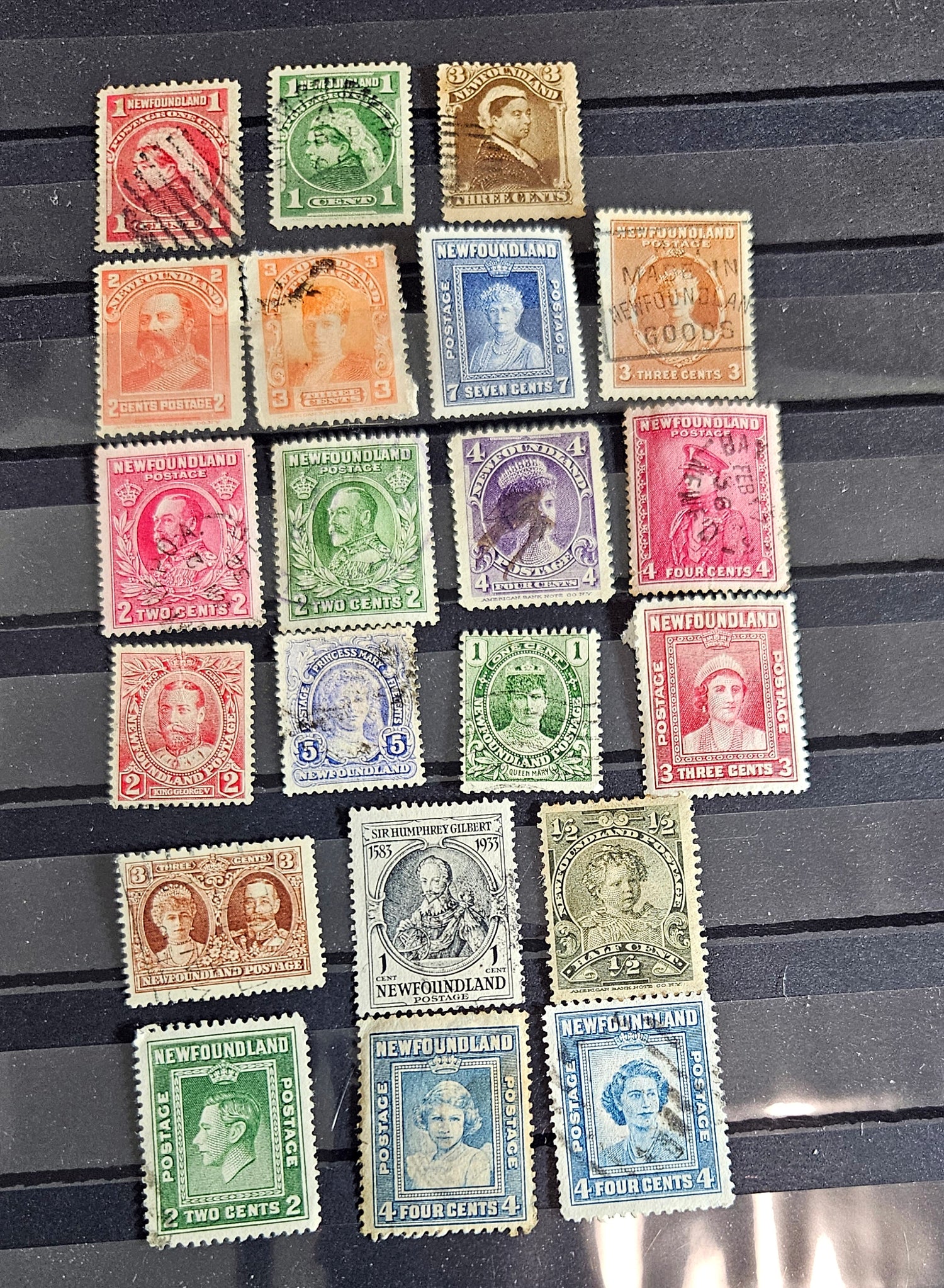 Vintage Newfoundland stamps