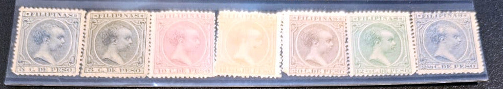 Vintage Philippines colonial stamps — Detail View 4
