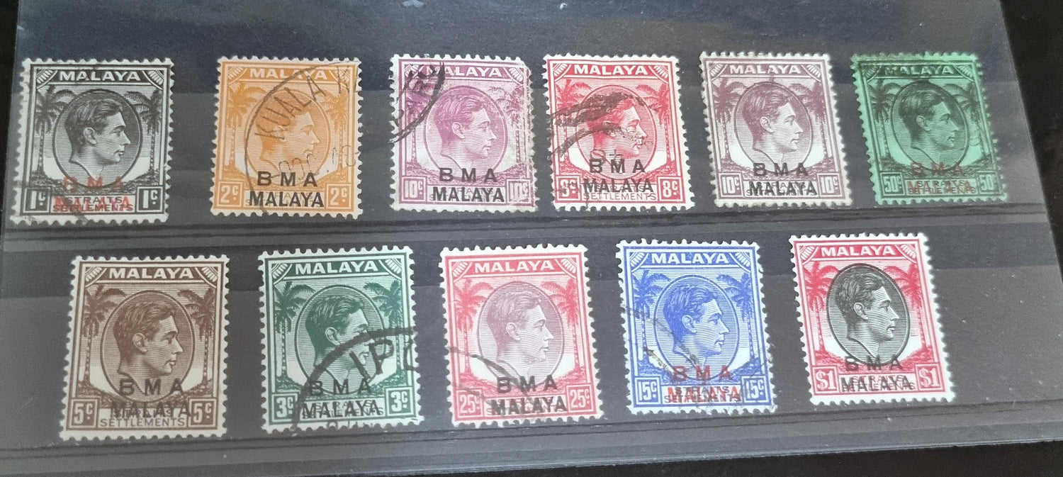 Straits Settlements Vintage stamps inc QV