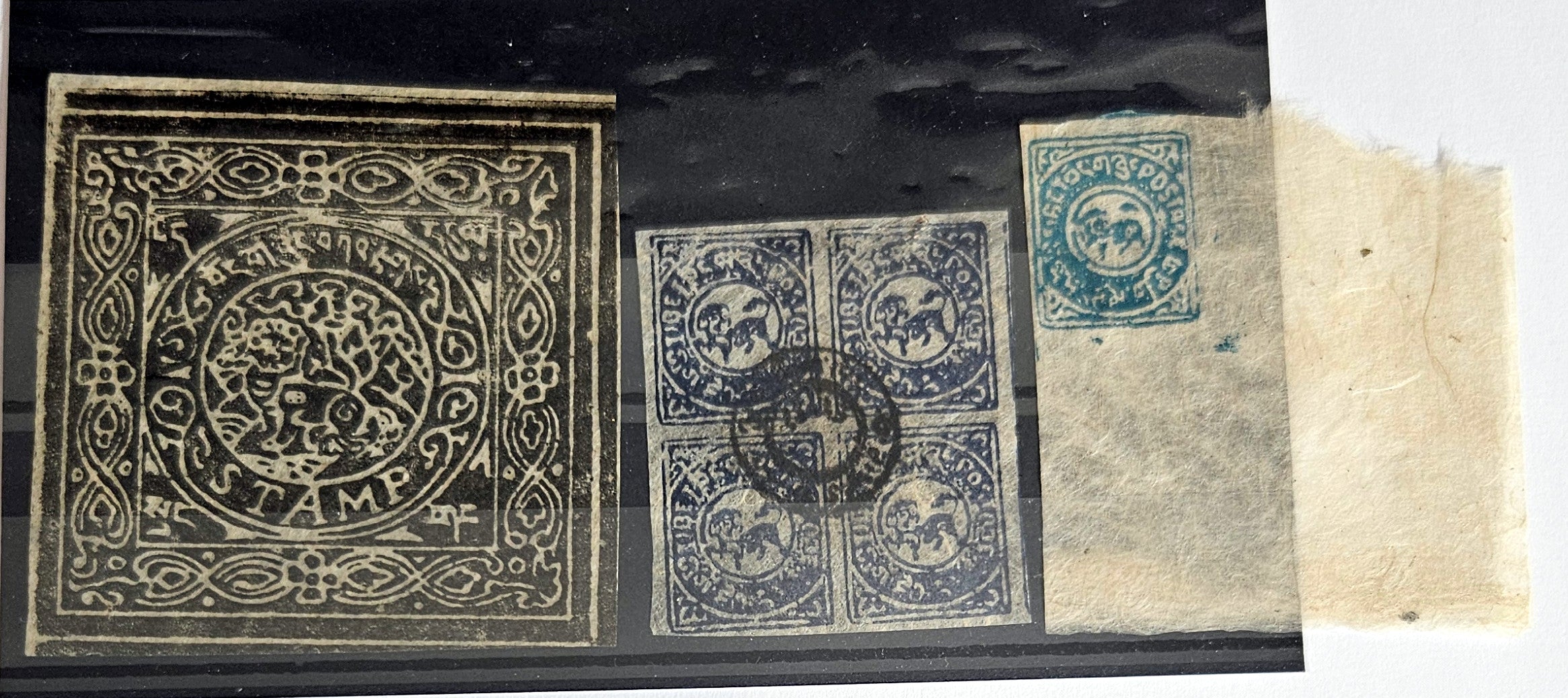 Vintage Tibet Stamps