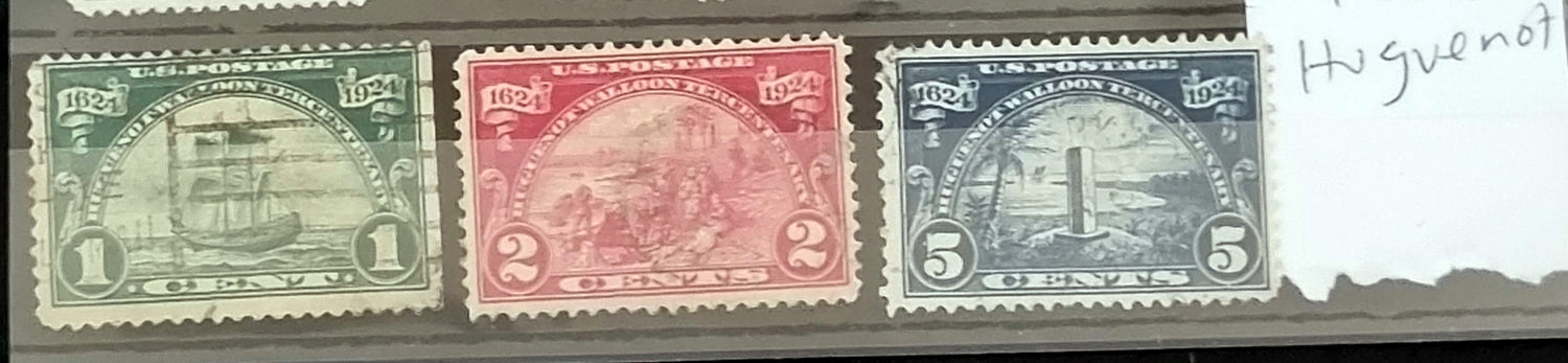 collection of vintage commemorative stamps from the United States