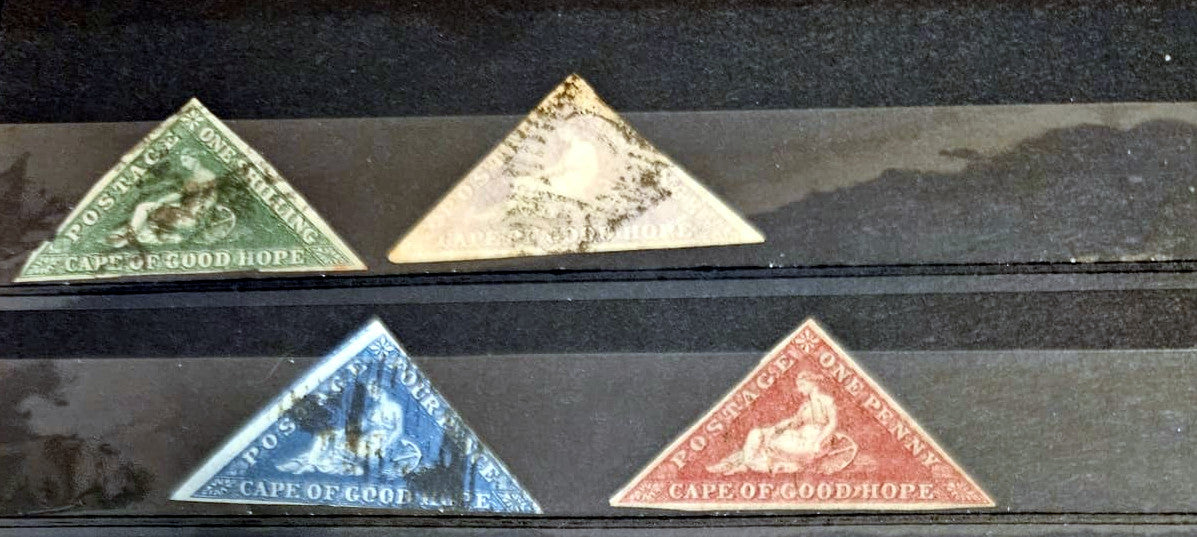 Cape of Good Hope Triangle set of stamps