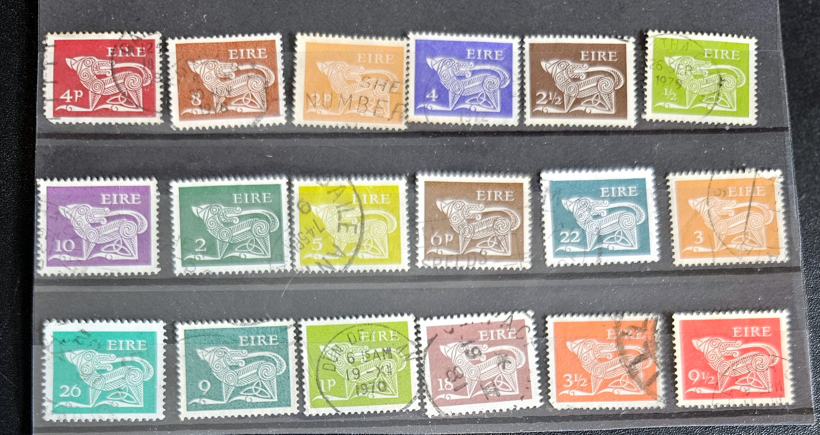 Vintage Ireland stamps