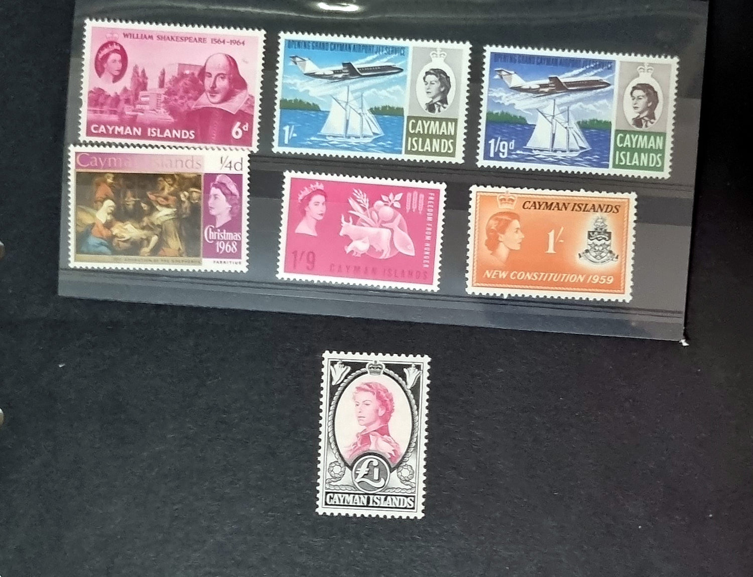 Vintage Cayman Islands Stamps