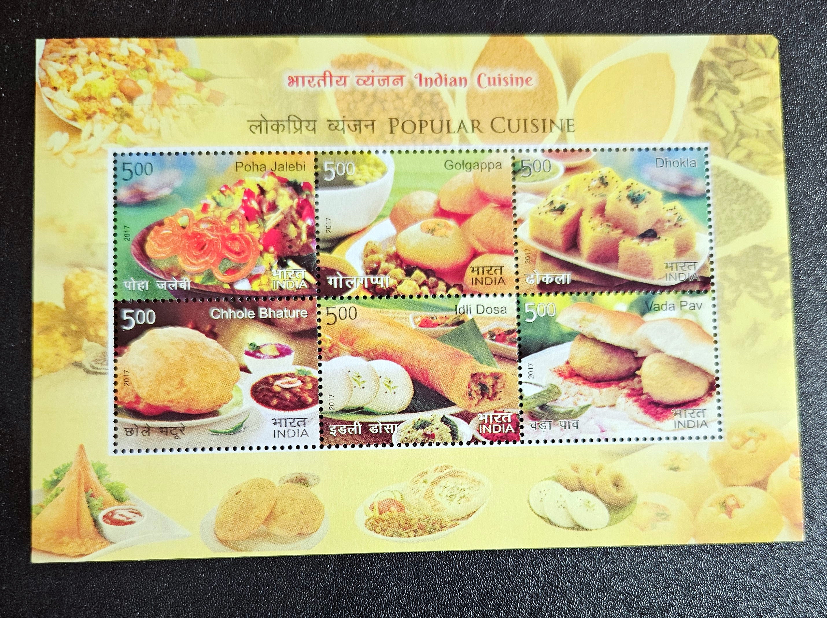 Modern India MNH Stamp Sheetlet Street Food