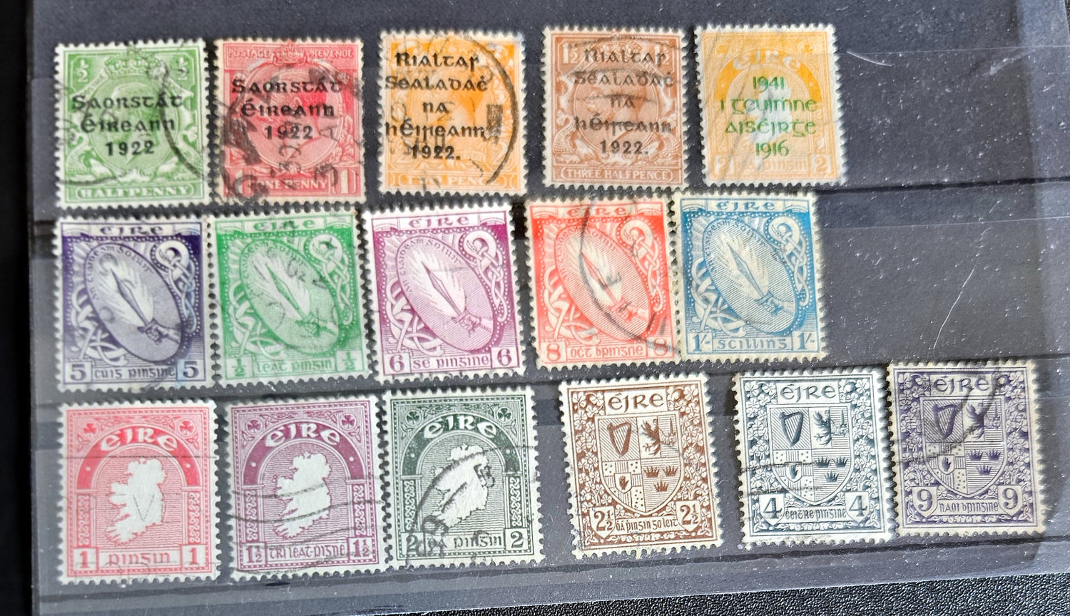 Ireland vintage stamps