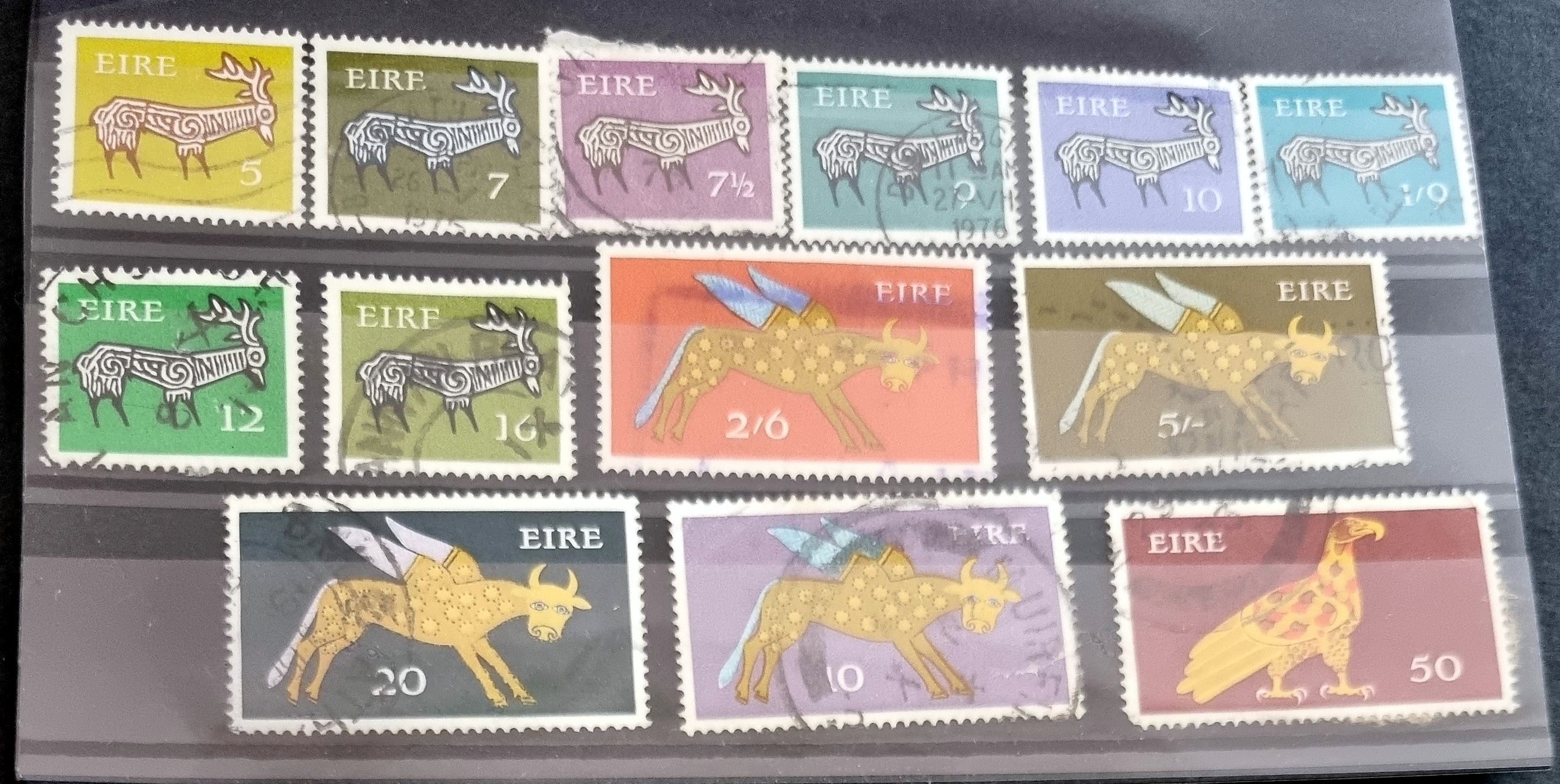 Vintage Ireland stamps