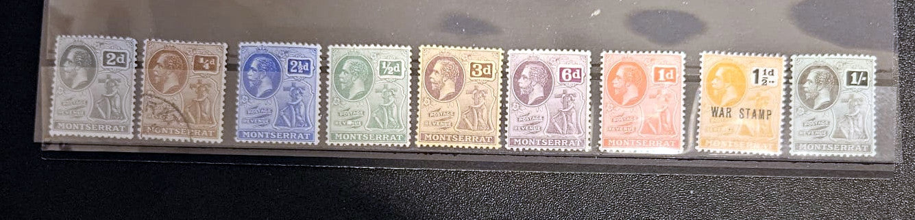 Montserrat vintage stamps