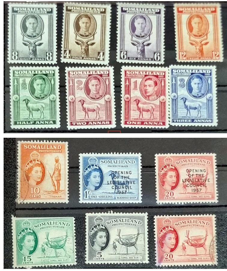 Vintage Somaliland stamps