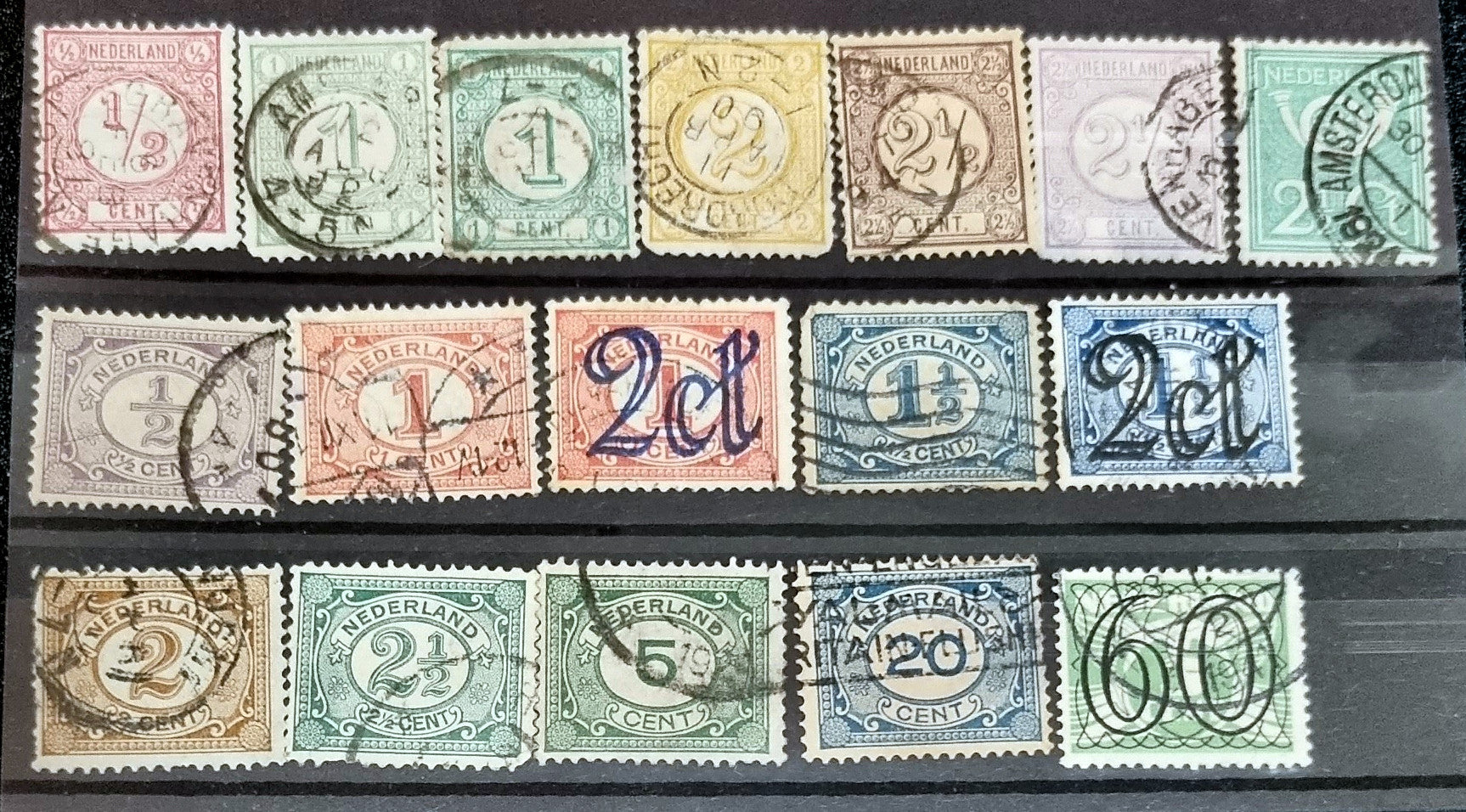 Vintage stamps of Netherlands