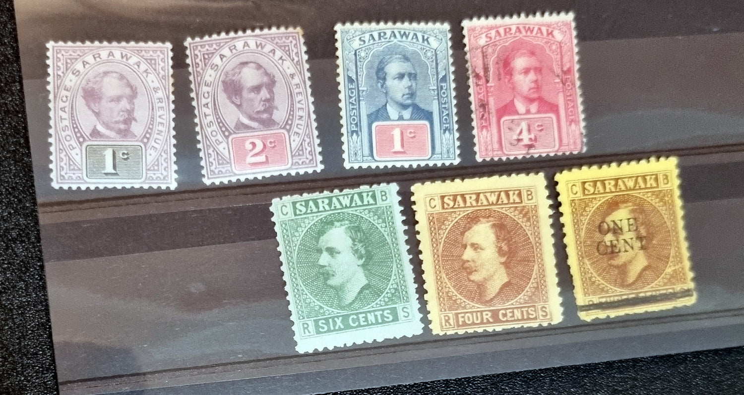 Vintage Sarawak stamps
