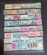 collection of vintage commemorative stamps from the United States