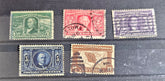 collection of vintage commemorative stamps from the United States