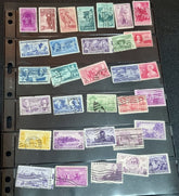 Vintage US stamps mid 1900
