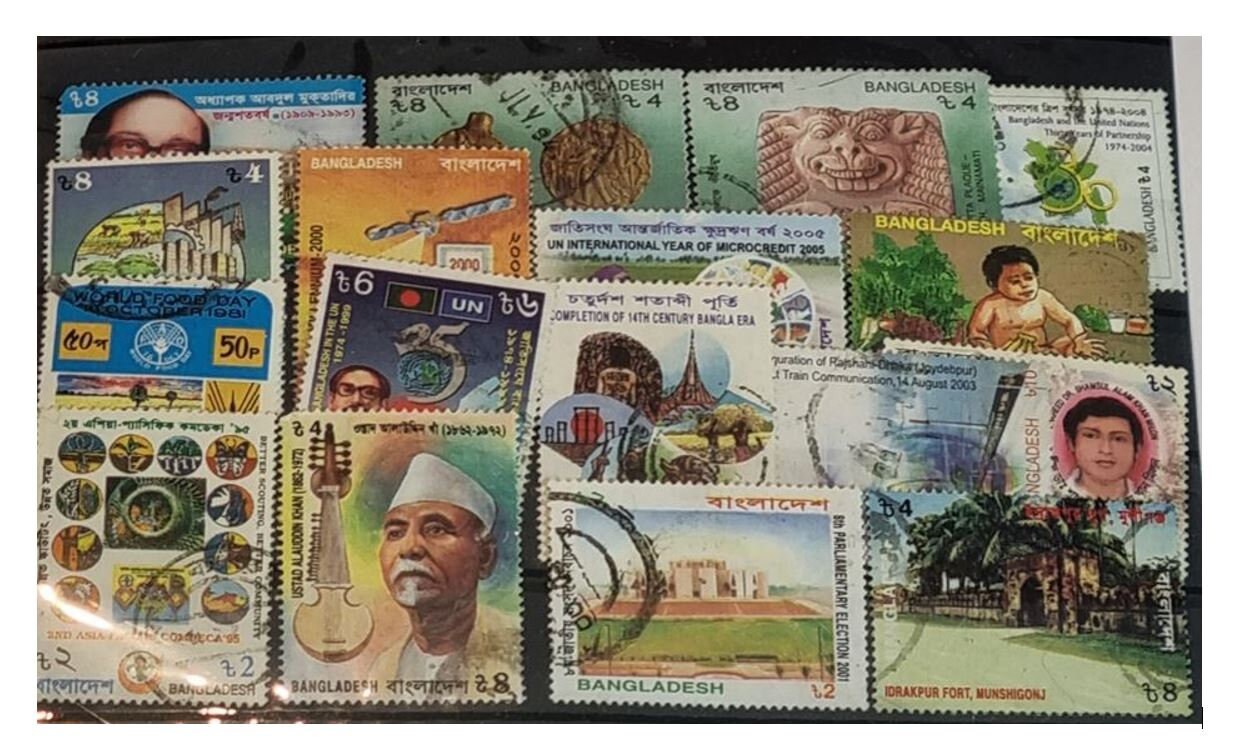 Bangladesh stamps - Beautiful stamps all different