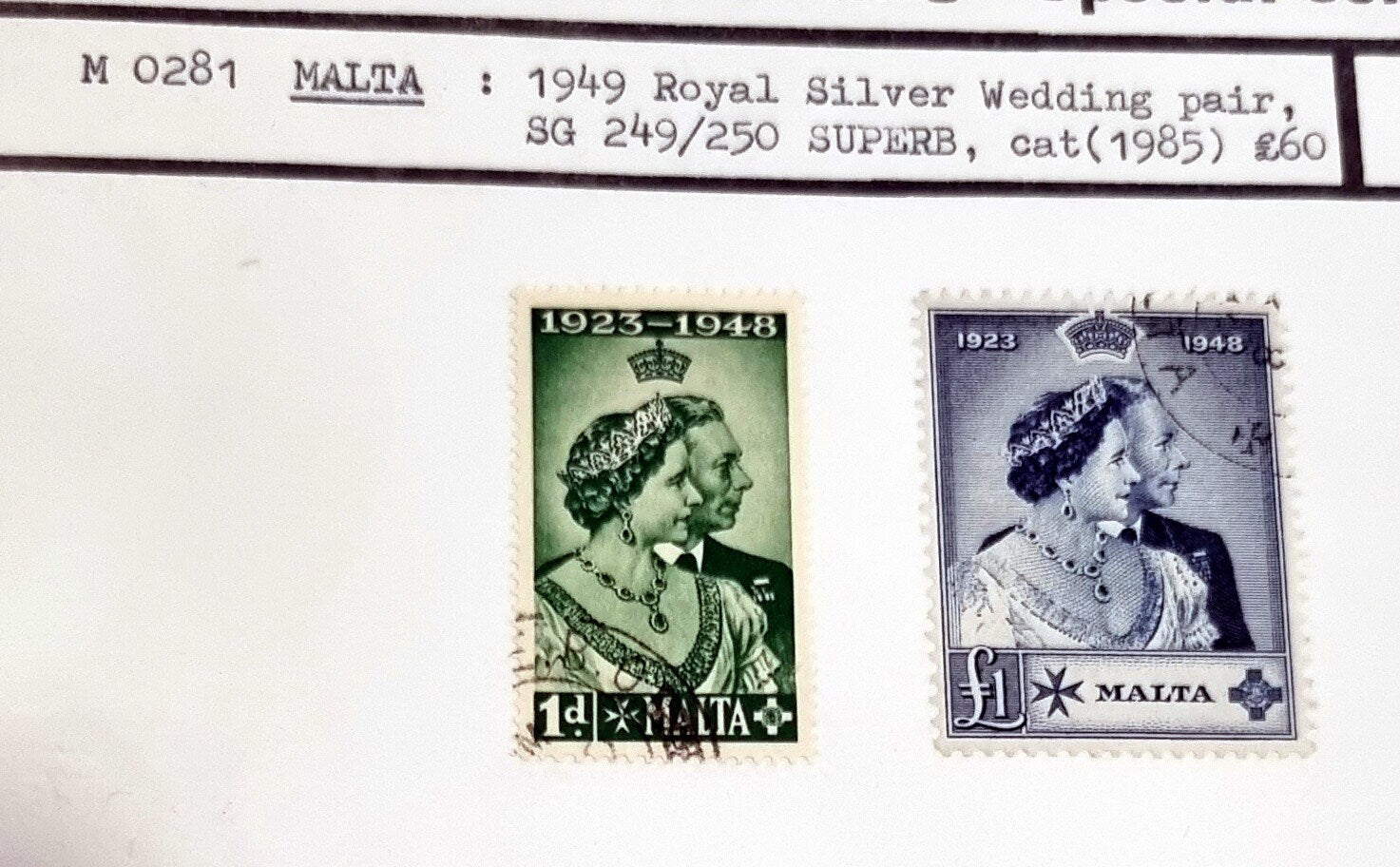 Vintage Malta Stamps