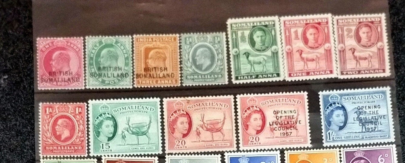 Vintage Somaliland stamps
