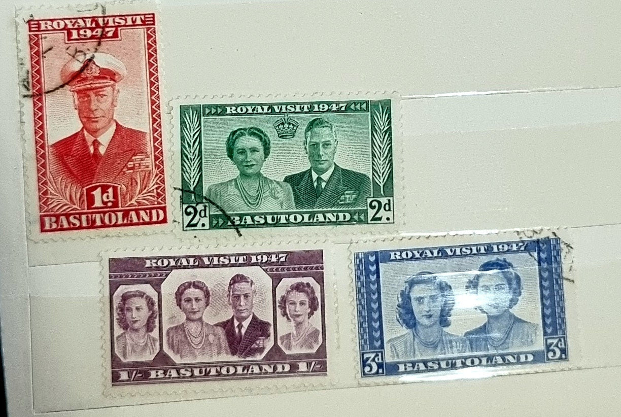 Vintage stamps sets from Basutoland