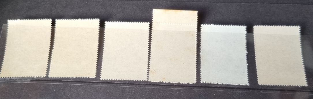 back of the vintage stamps