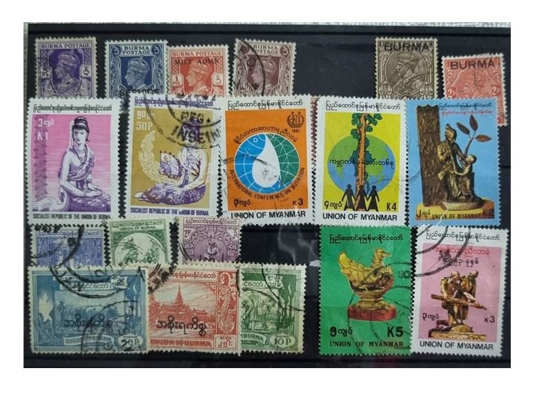 Myanmar/Burma stamps - Stamps all different