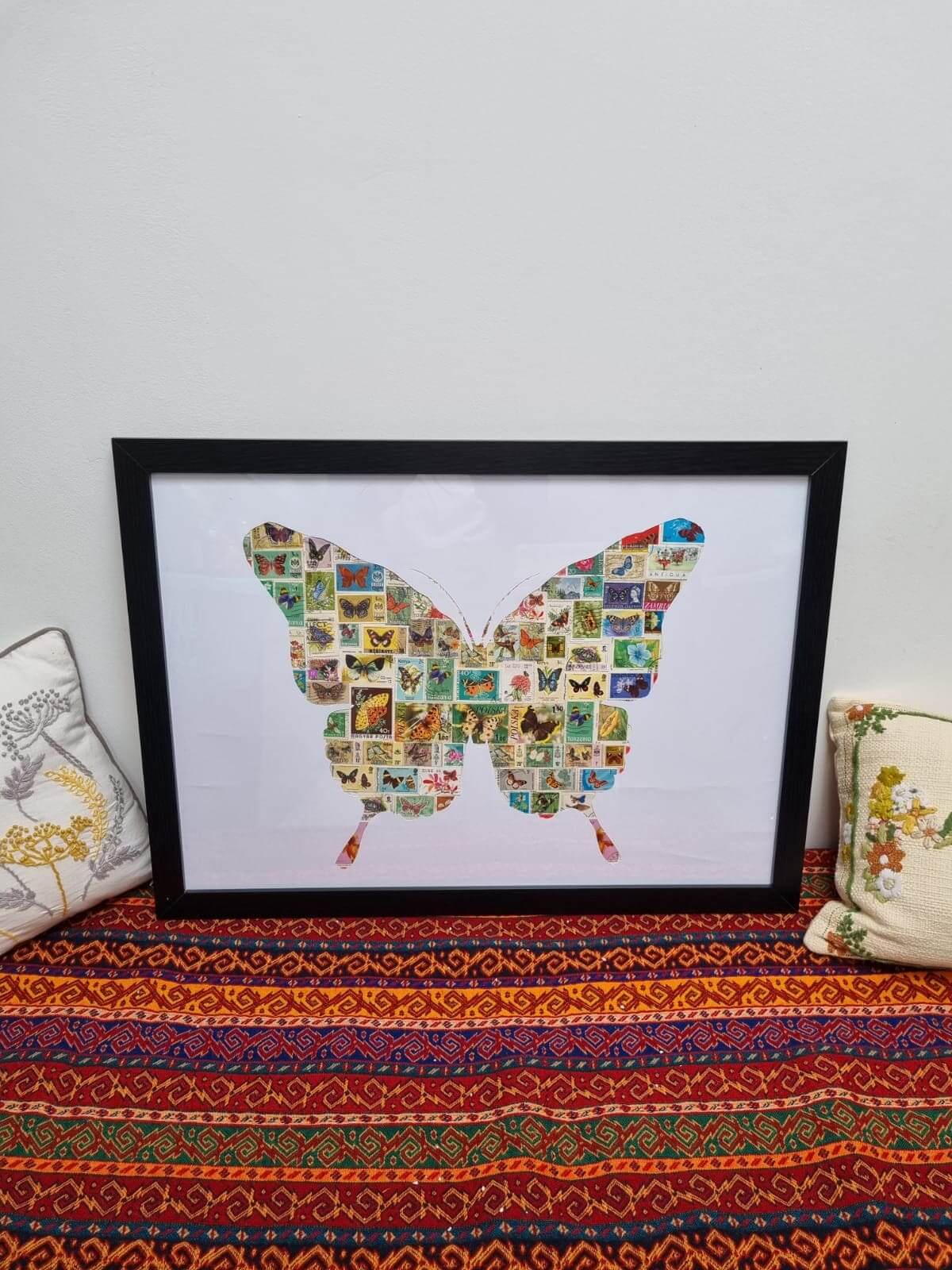 Unique gifts of Butterflies stamp based art