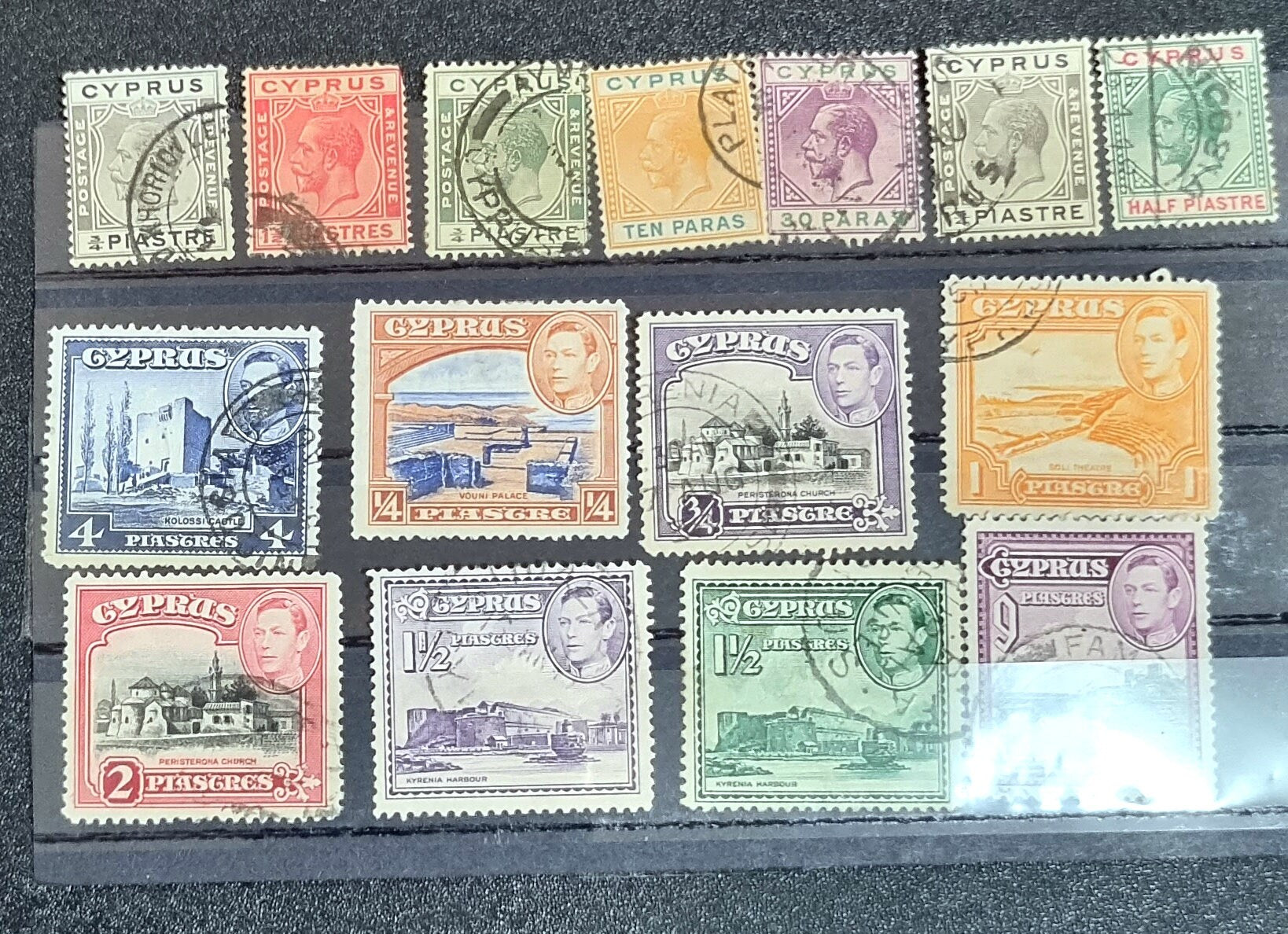 Vintage Cyprus stamps