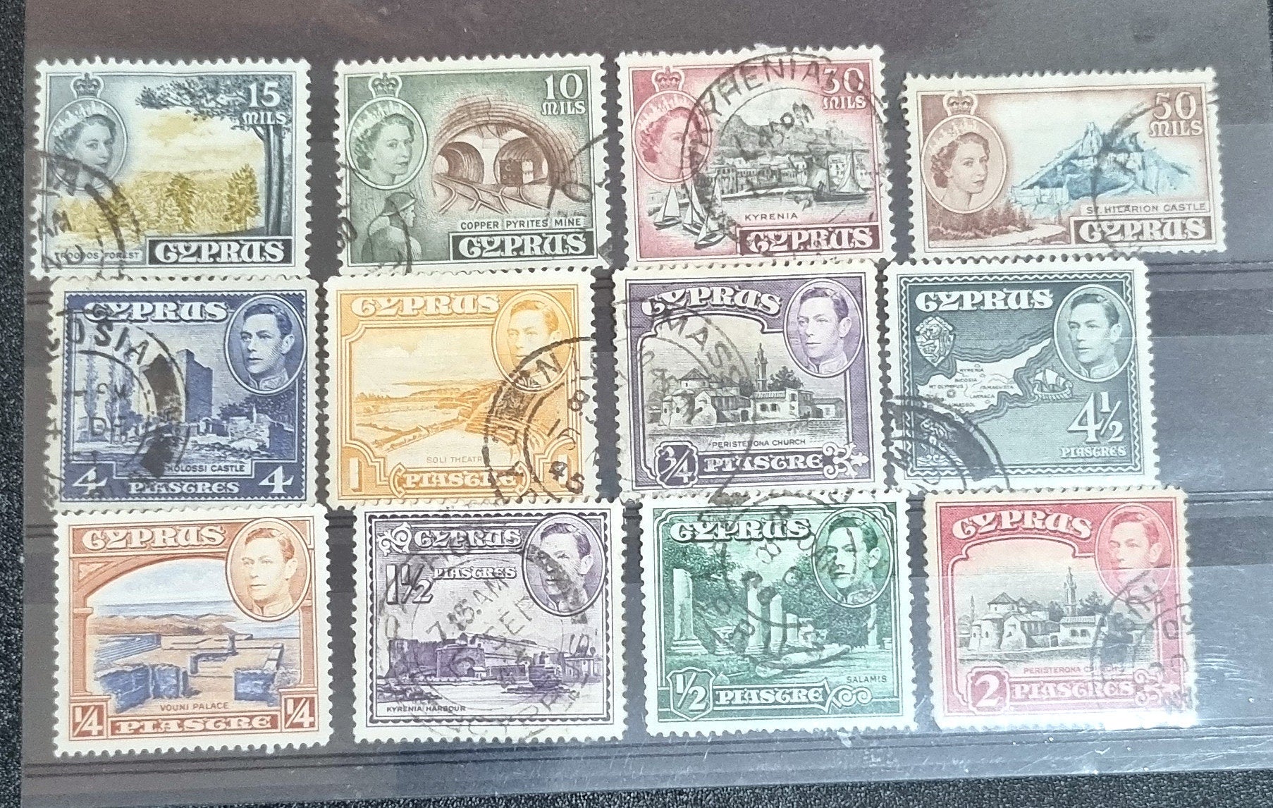 Vintage Cyprus stamps