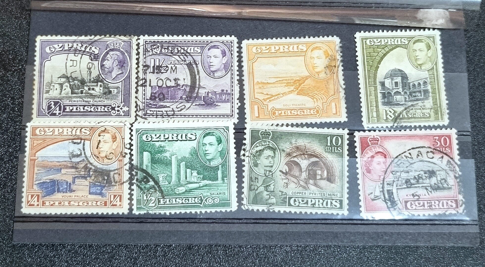 Vintage Cyprus stamps