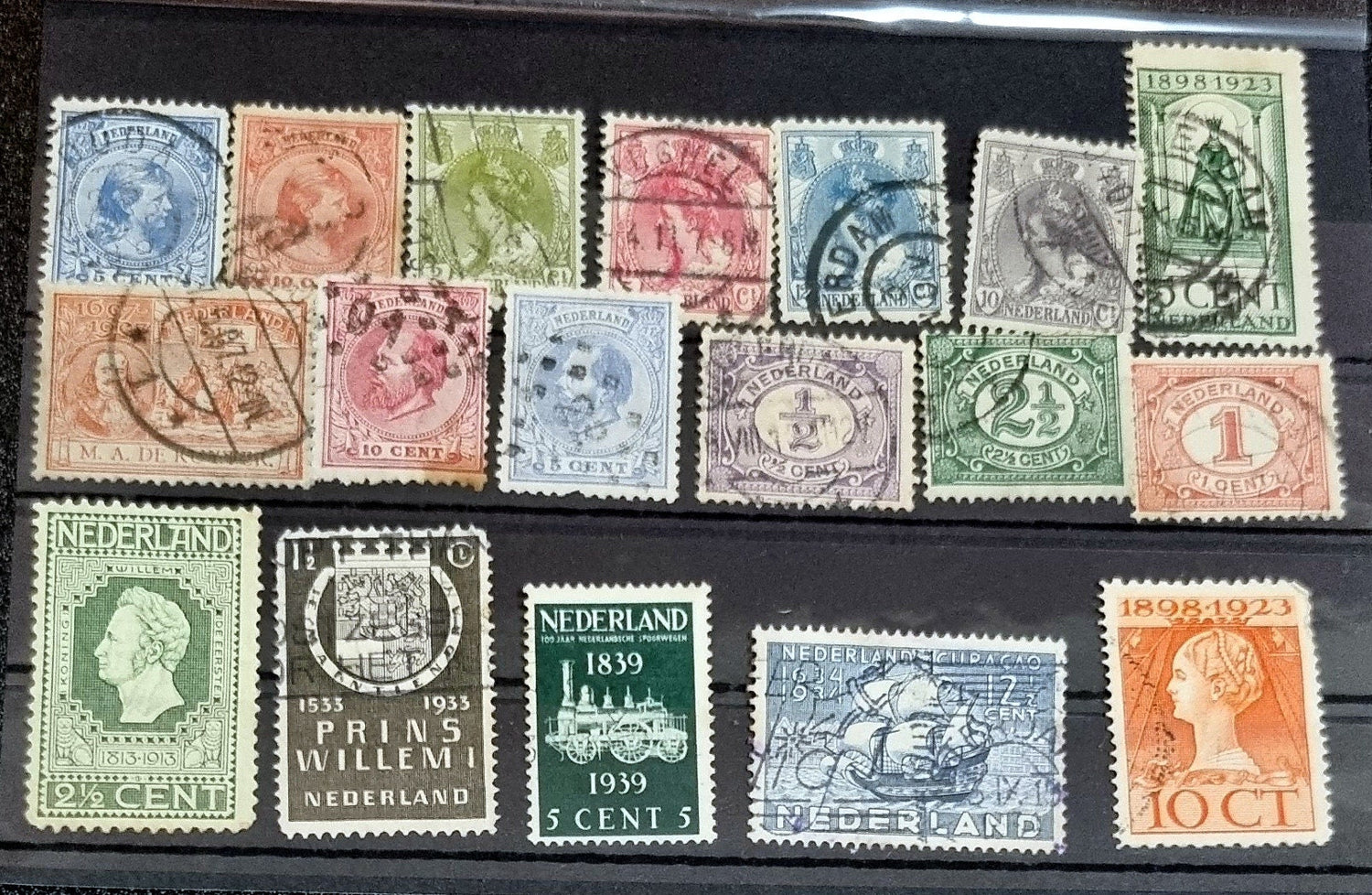 Vintage Netherlands stamps