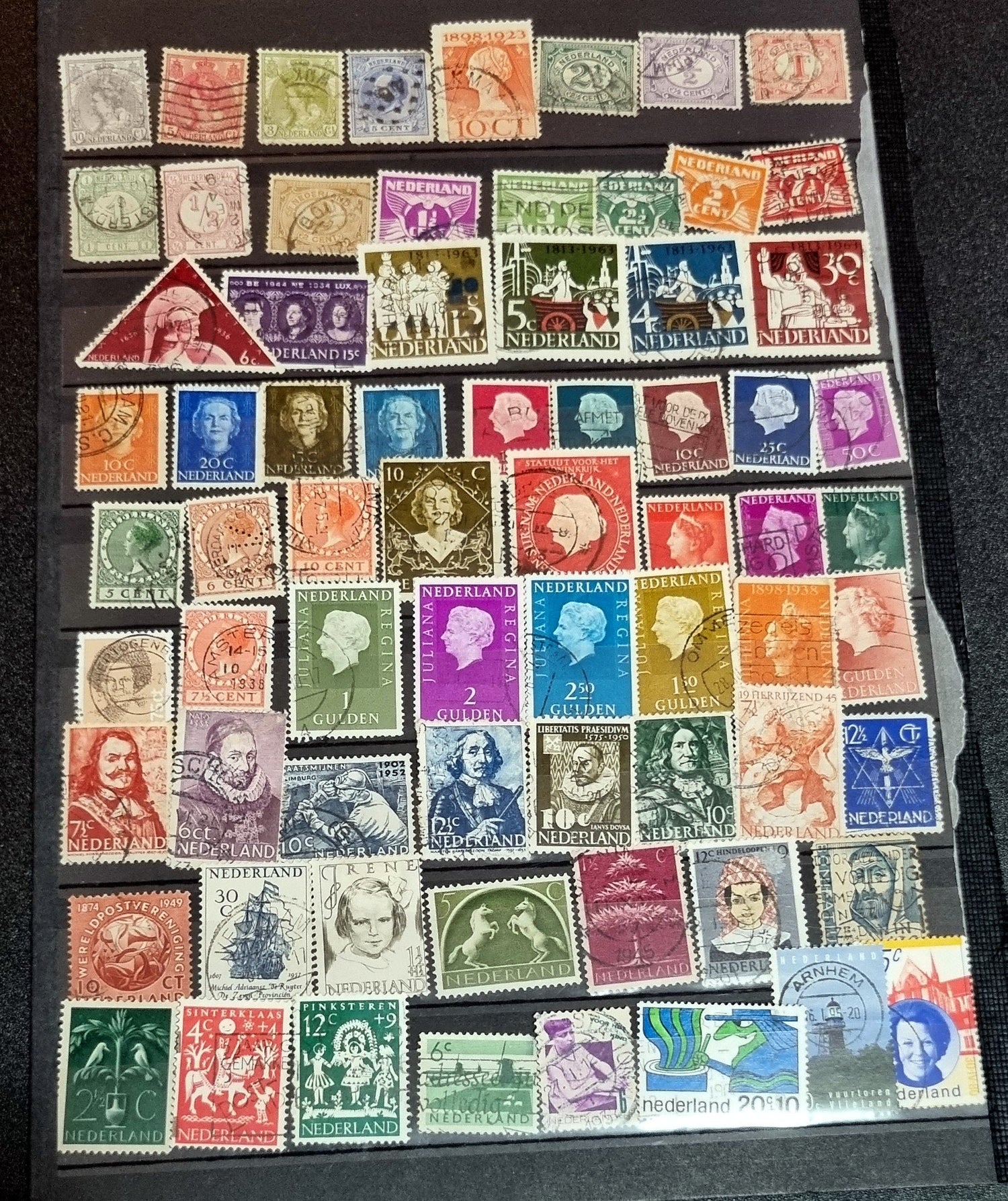 Vintage Netherlands stamps