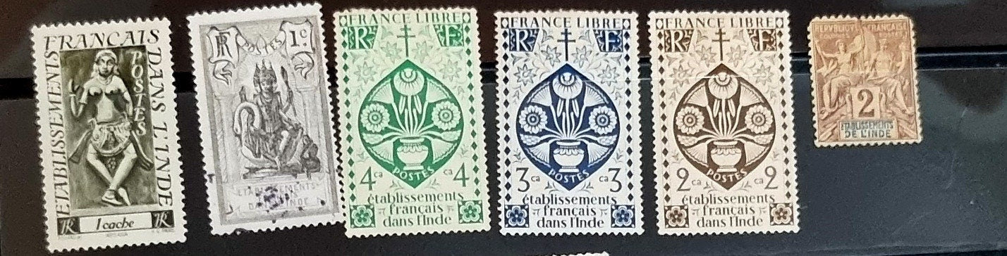 Vintage French Colonies Stamps